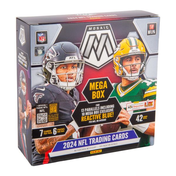 2024 Panini Mosaic Football Mega Box (Reactive Blue)