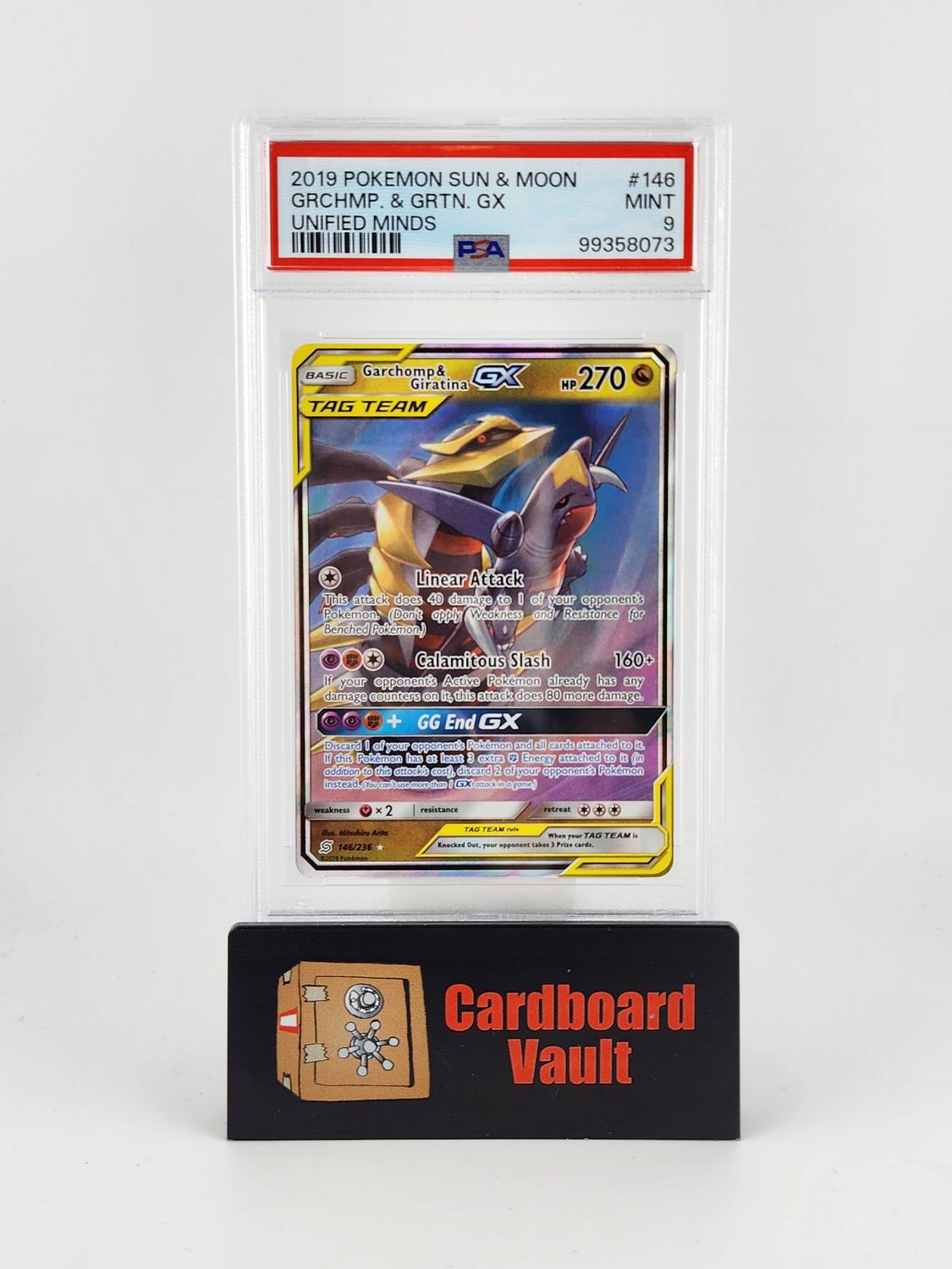2019 Pokémon  Garchomp &amp; Giratina GX #146 PSA 9 99355073