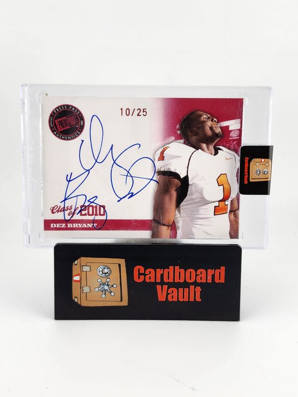 2010 Press Pass Dez Bryant Class of 2010 Autograph #CL-DB 10/25