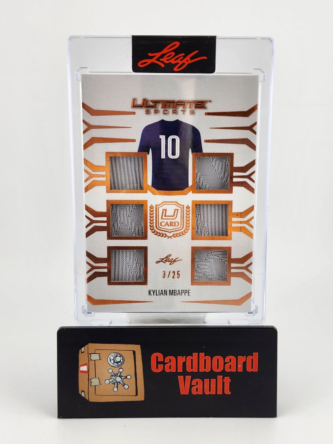 2024 Leaf Ultimate Sports Kylian Mbappe Memorabilia #TUC-13 3/25