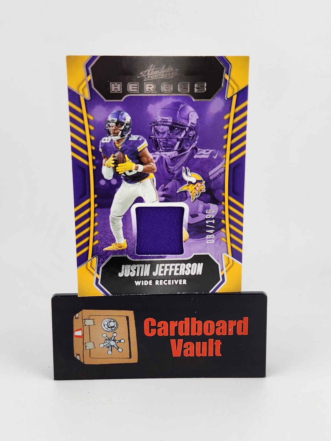 2023 Absolute Justin Jefferson Heroes Patch #AH-2 084/199