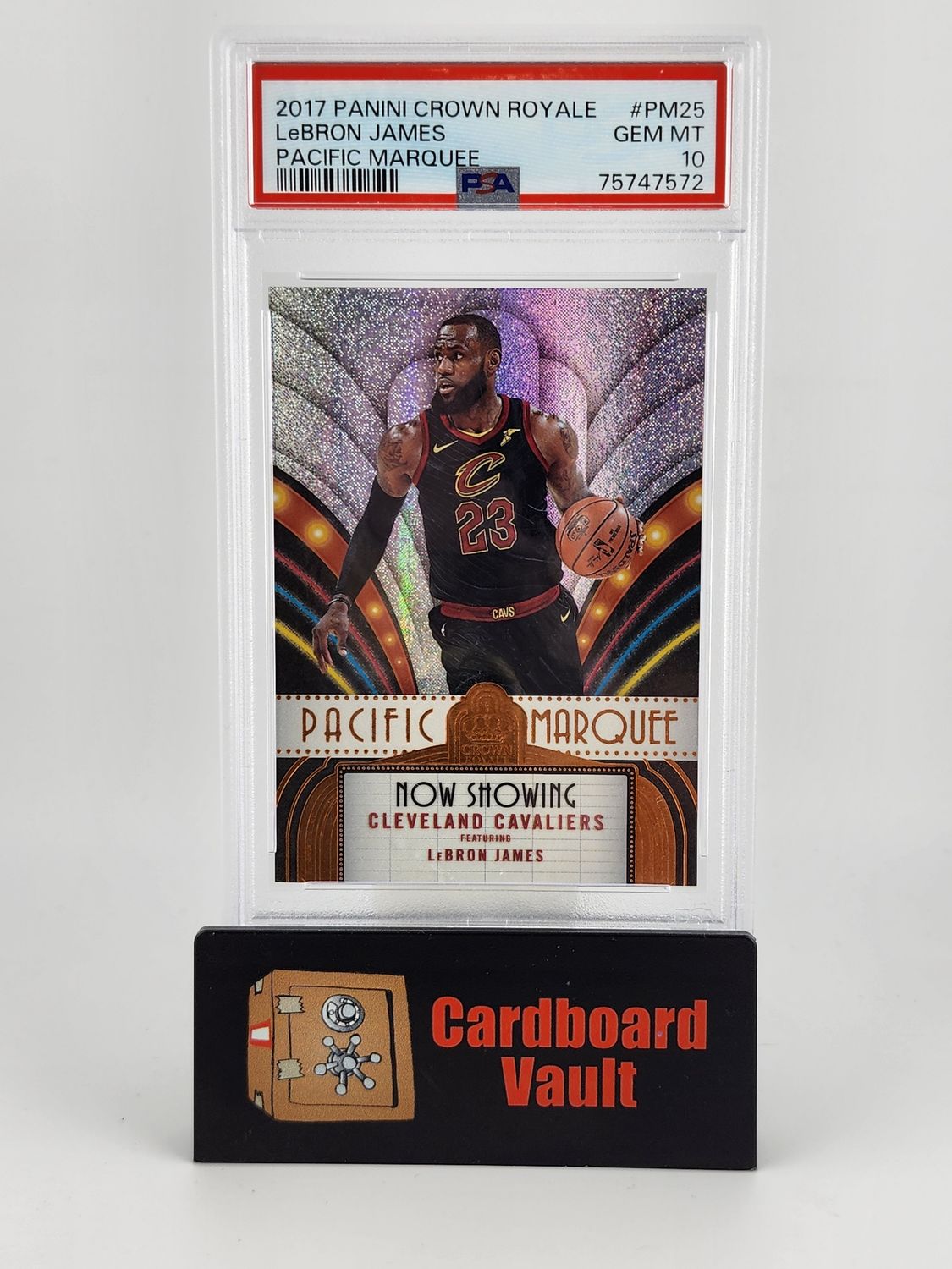 2017 Crown Royale Lebron James Pacific Marquee #PM25 PSA 10 75747572
