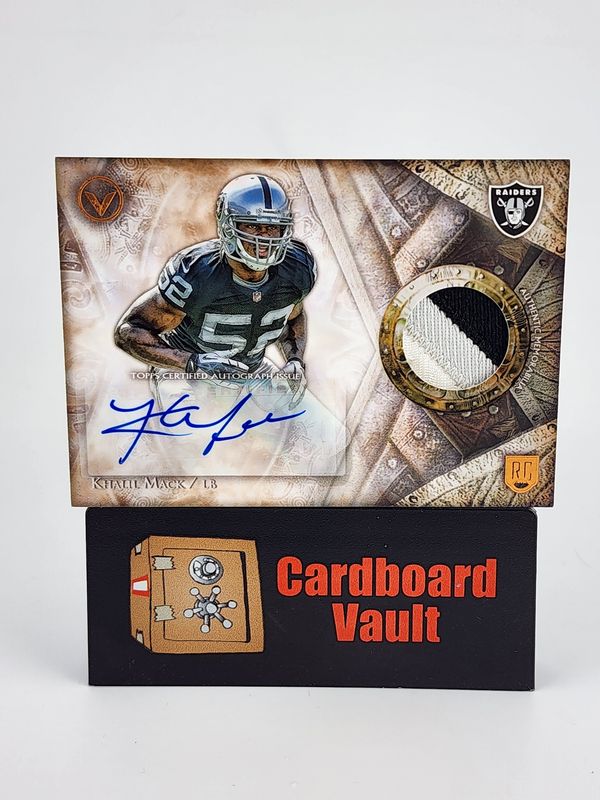 2014 Topps Valor Khalil Mack Shield Of Honor RPA #SOH-KM
