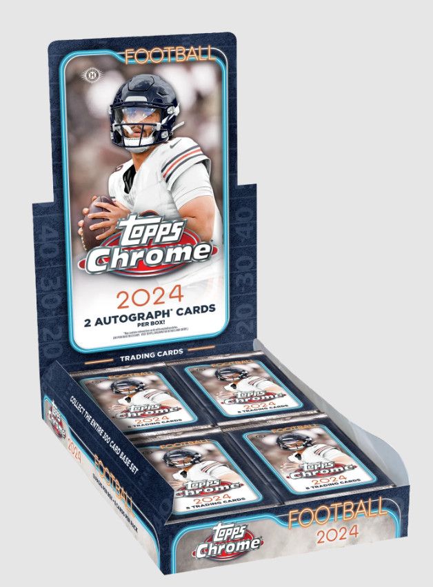 2024 Topps Chrome Football Hobby Box