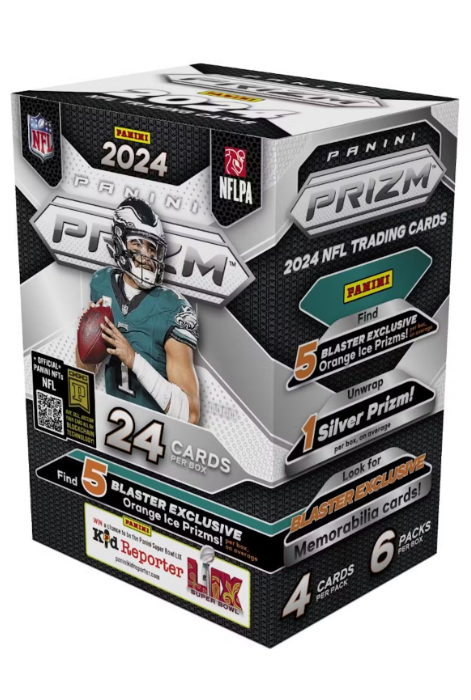 2024 Panini Prizm Football Hobby Blaster Box (Orange Prizm)