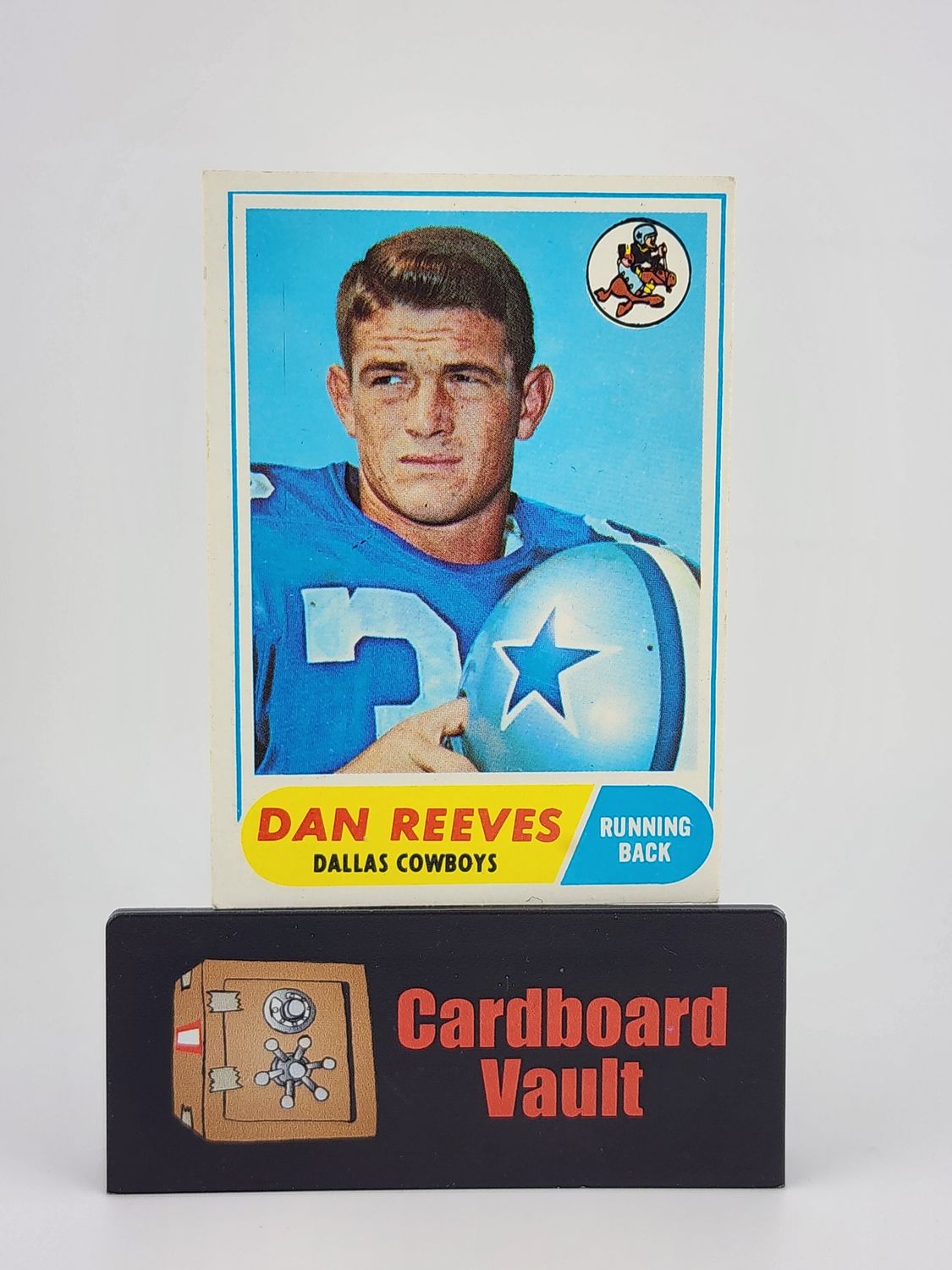 1968 Topps Dan Reeves Cowboys Football Card #77