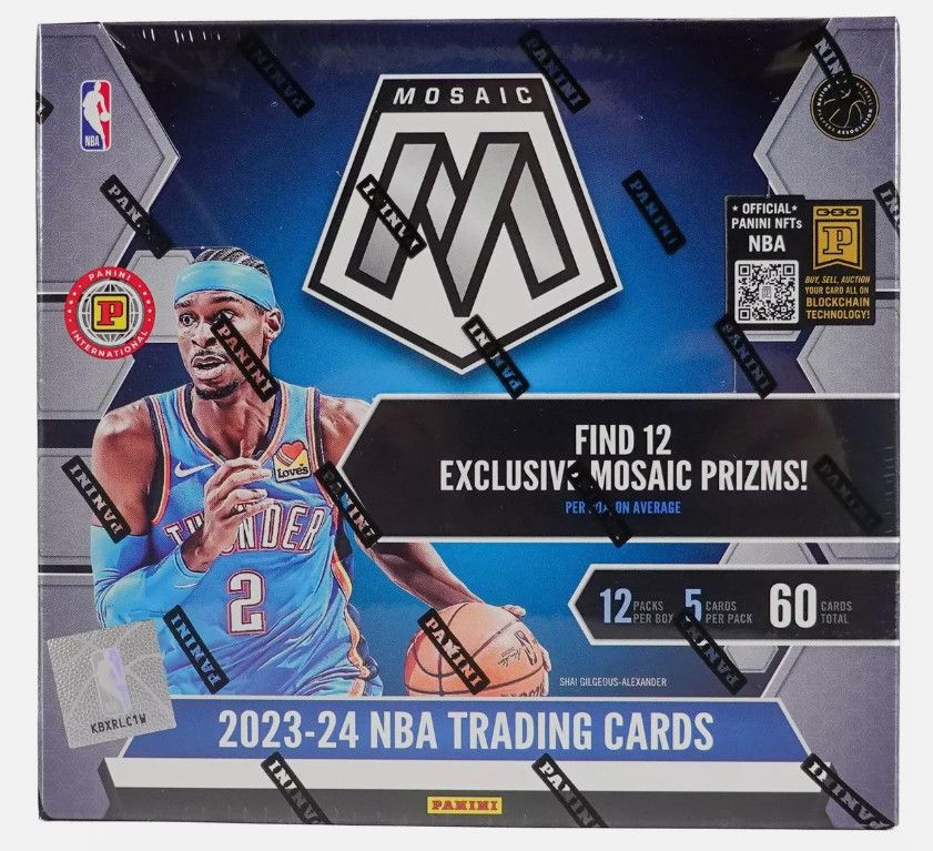 2023/24 Panini Mosaic Basketball International Hobby Box