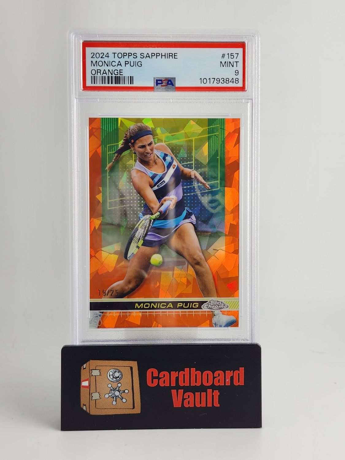 2024 Topps Sapphire Monica Puig #157 Orange PSA 9 101793848