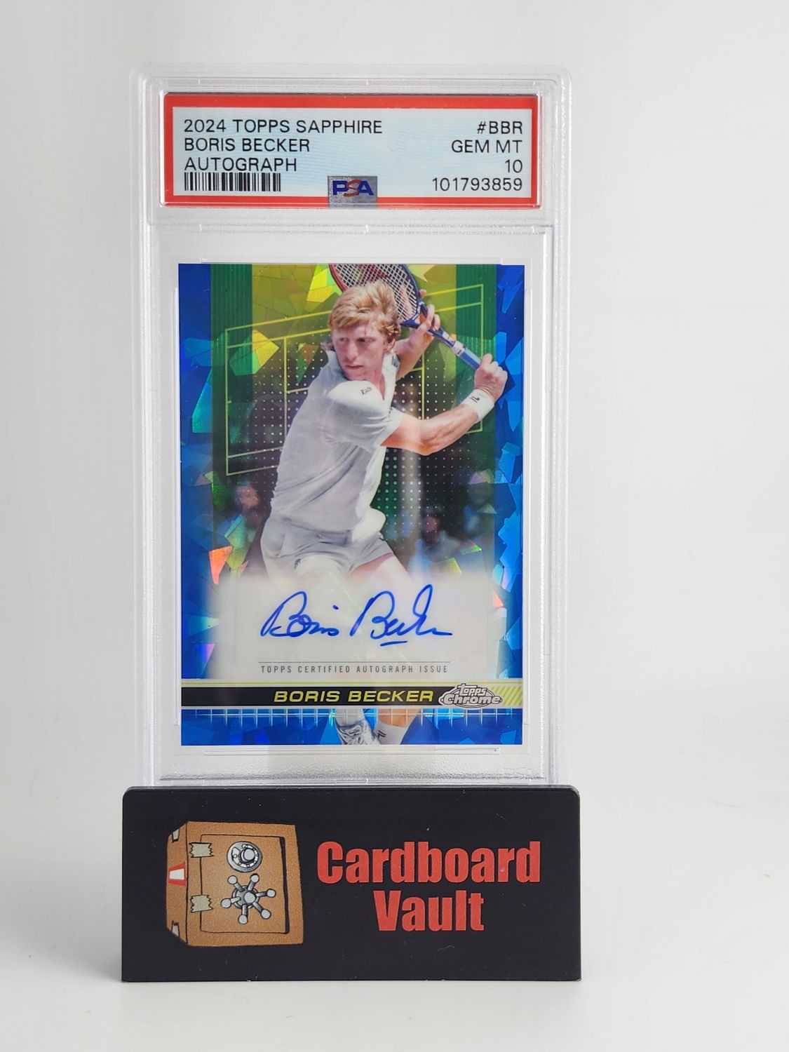 2024 Topps Sapphire Boris Becker Autograph #BBR PSA 10 101793859