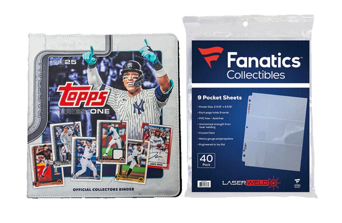 2025 Topps Series 1 Collectors Binder &amp; Binder Pages