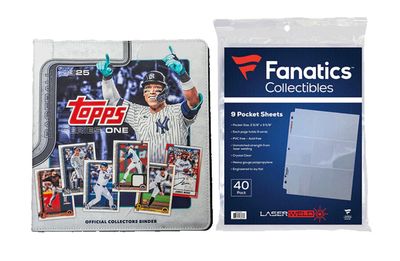 2025 Topps Series 1 Collectors Binder &amp; Binder Pages