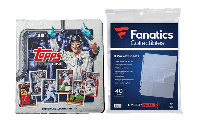 2025 Topps Series 1 Collectors Binder &amp; Binder Pages