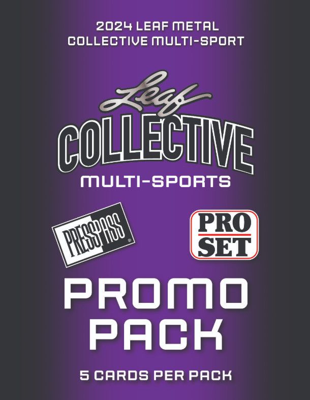 2024 Leaf Collective Multi-Sport 5 Card Promo Pack