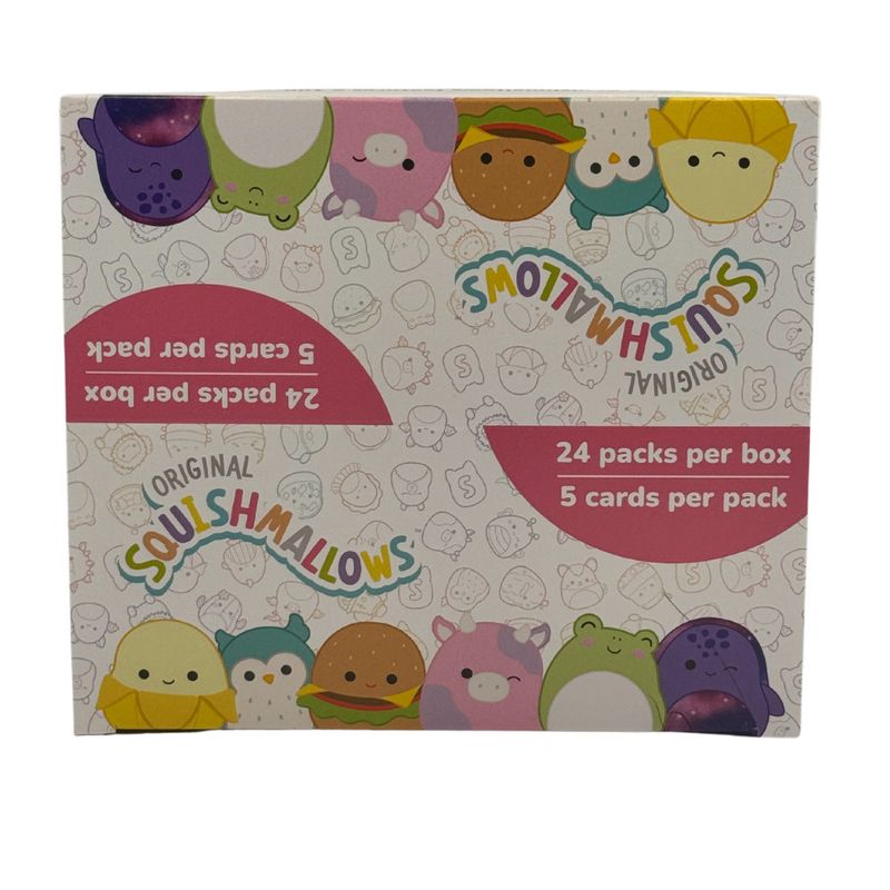 2024 Panini Squishmallows Sealed Counter Display 24 Pack Box (Green Shimmer Parallel)