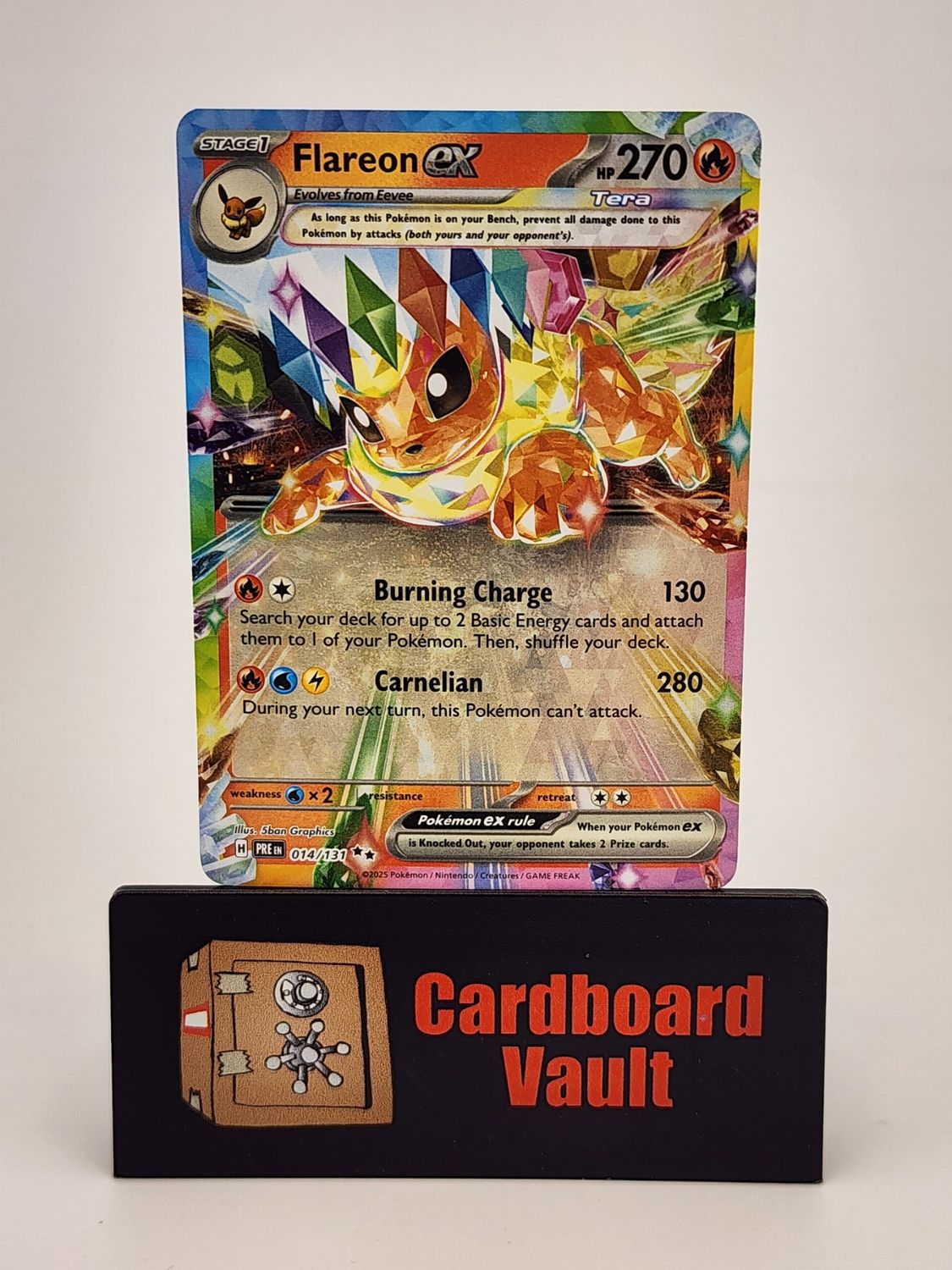 2025 Pokémon Flareon ex 014/131 Full Art