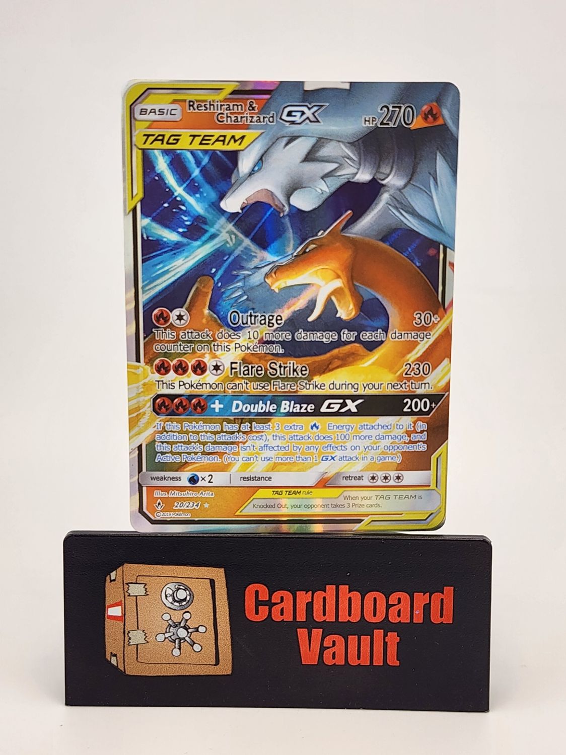 2023 Pokémon Reshiram and Charizard GX 20/234