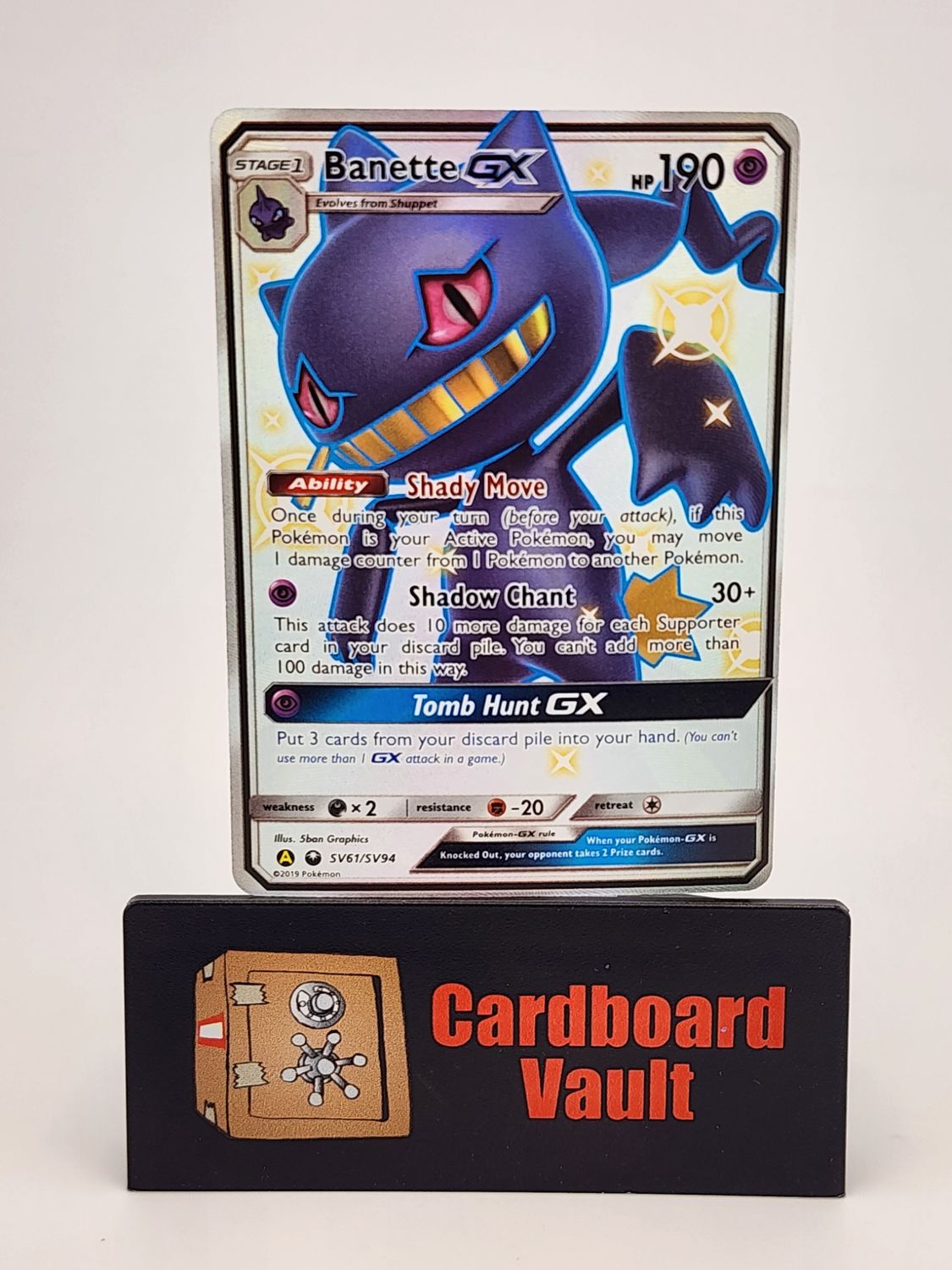 2019 Pokémon Banette GX SV61/SV94 Full Art