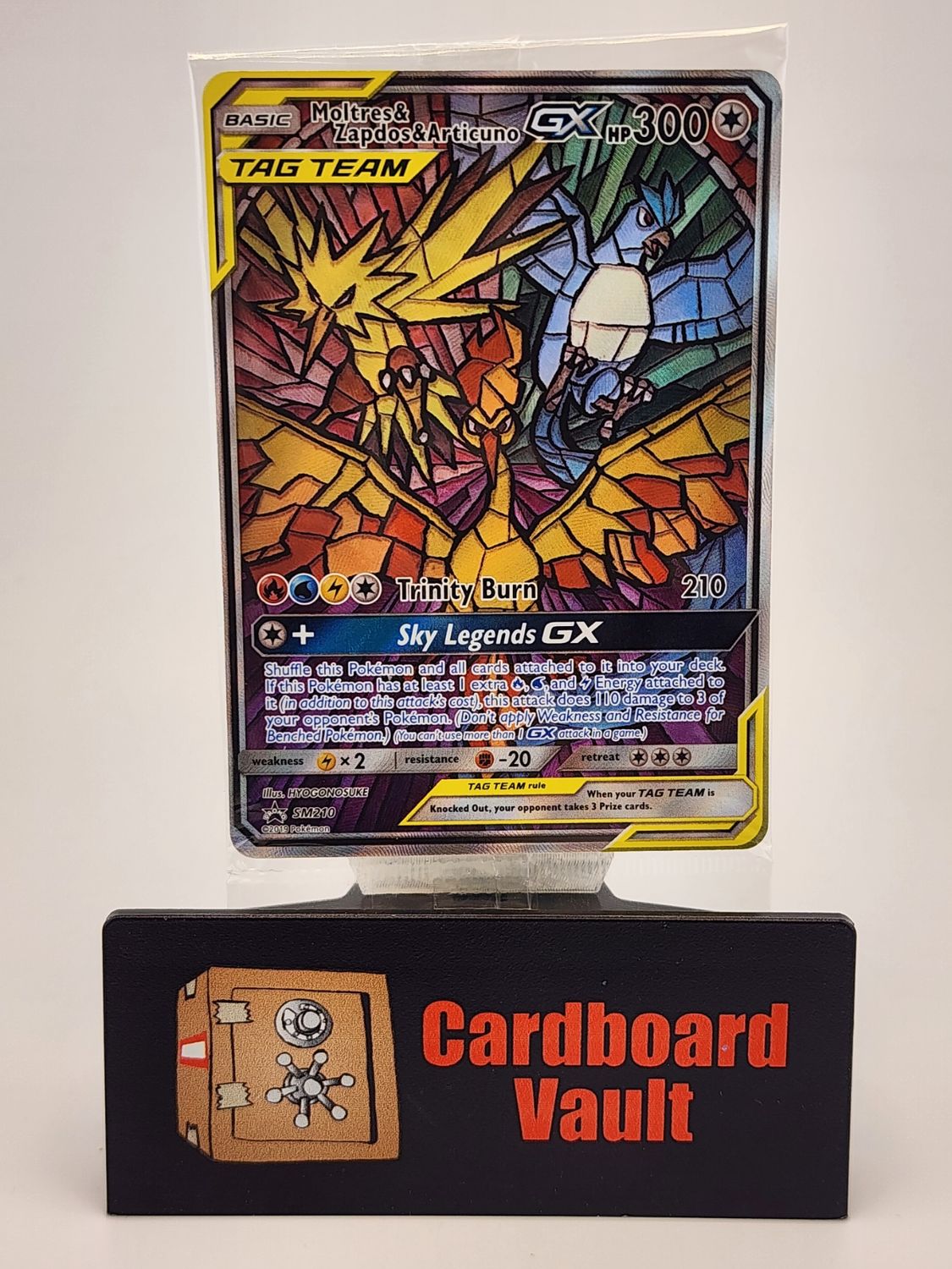 2019 Pokémon Moltres Zapdos Articuno Tag Team SM210 Black Star Promo Sealed