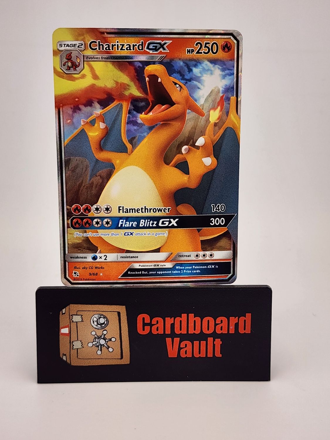 2019  Pokémon Charizard GX Full Art 9/68
