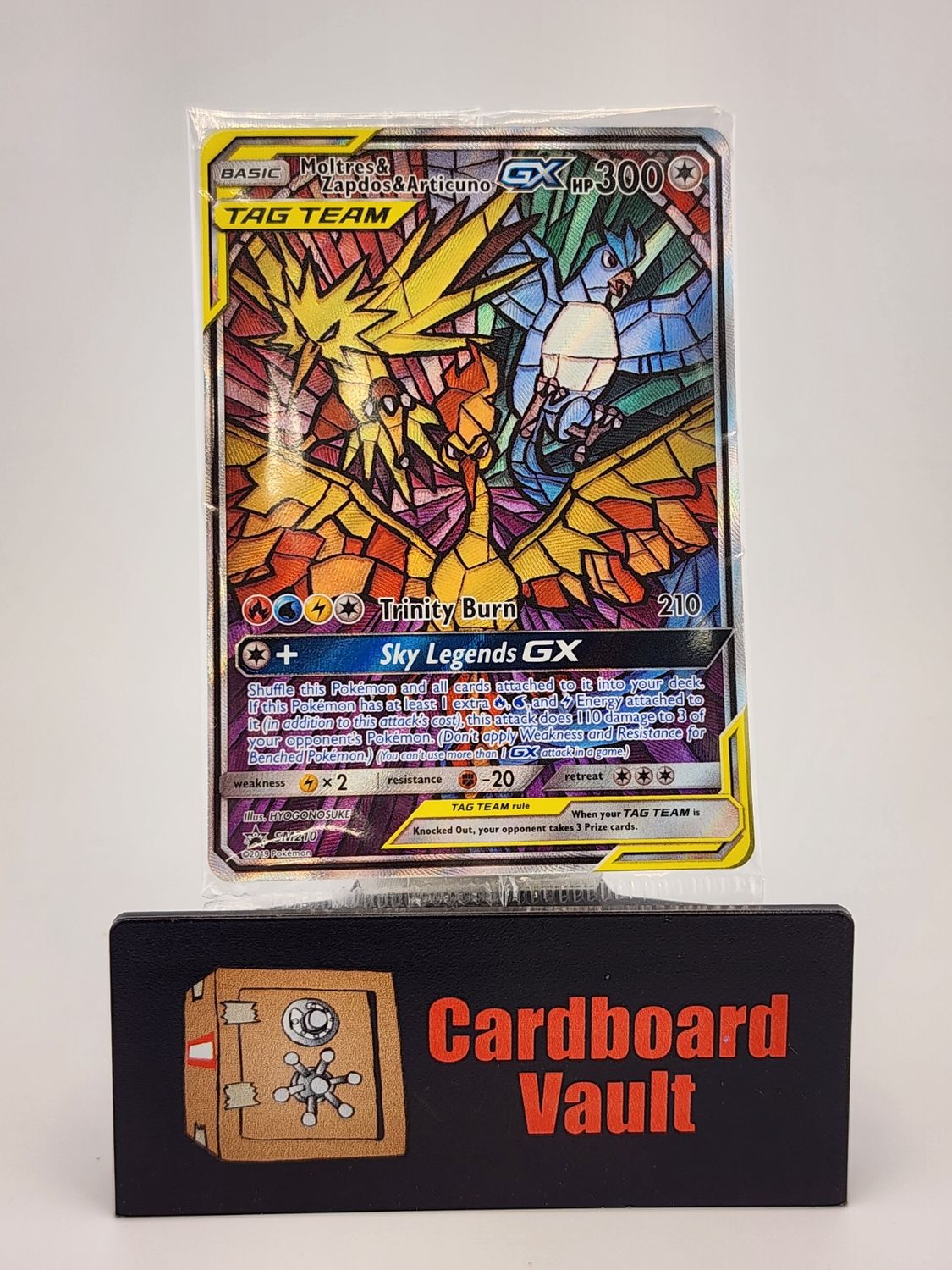 2019 Pokémon Moltres Zapdos Articuno Tag Team SM210 Black Star Promo Sealed