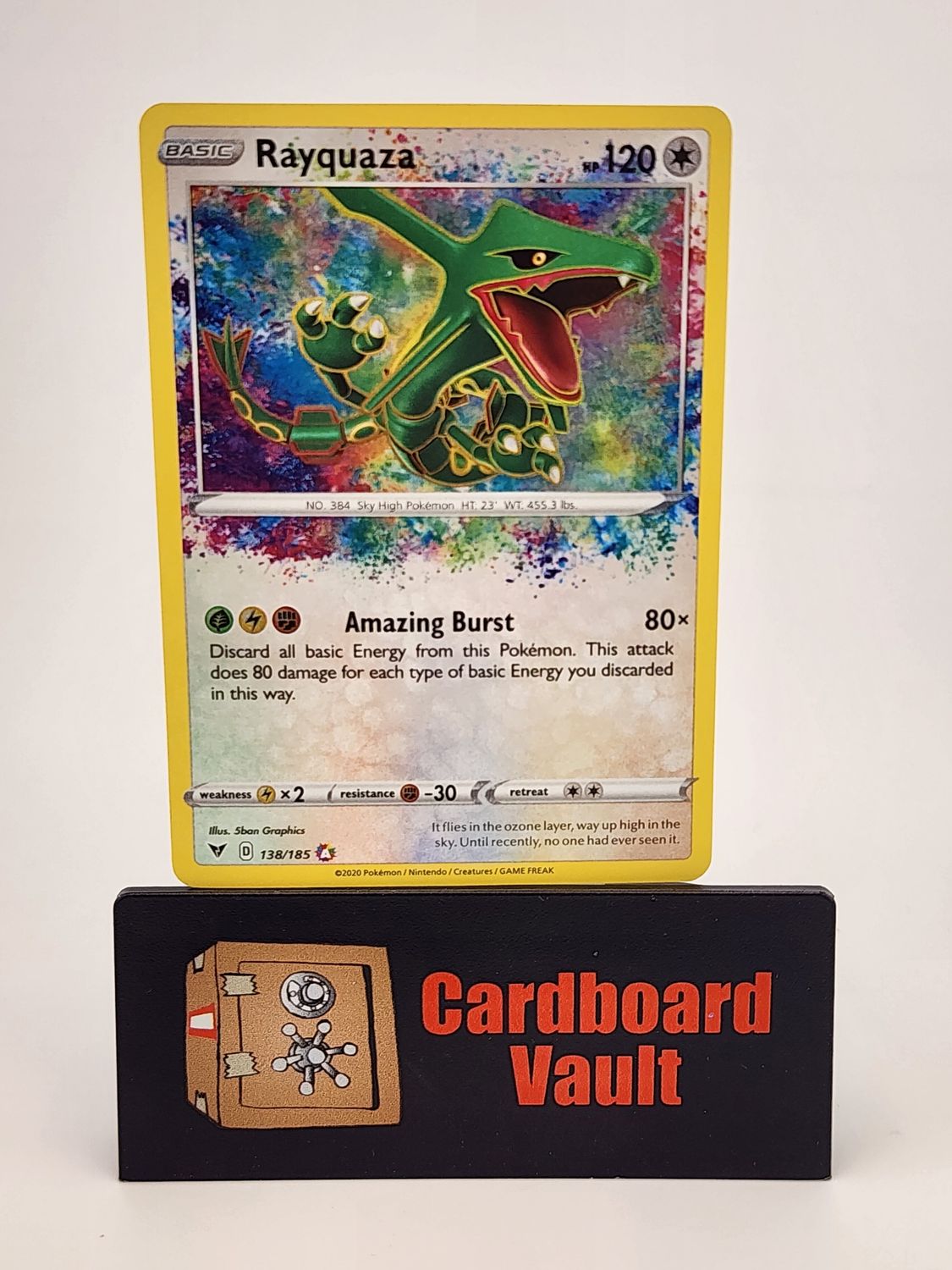 2020 Pokémon Rayquaza 138/185