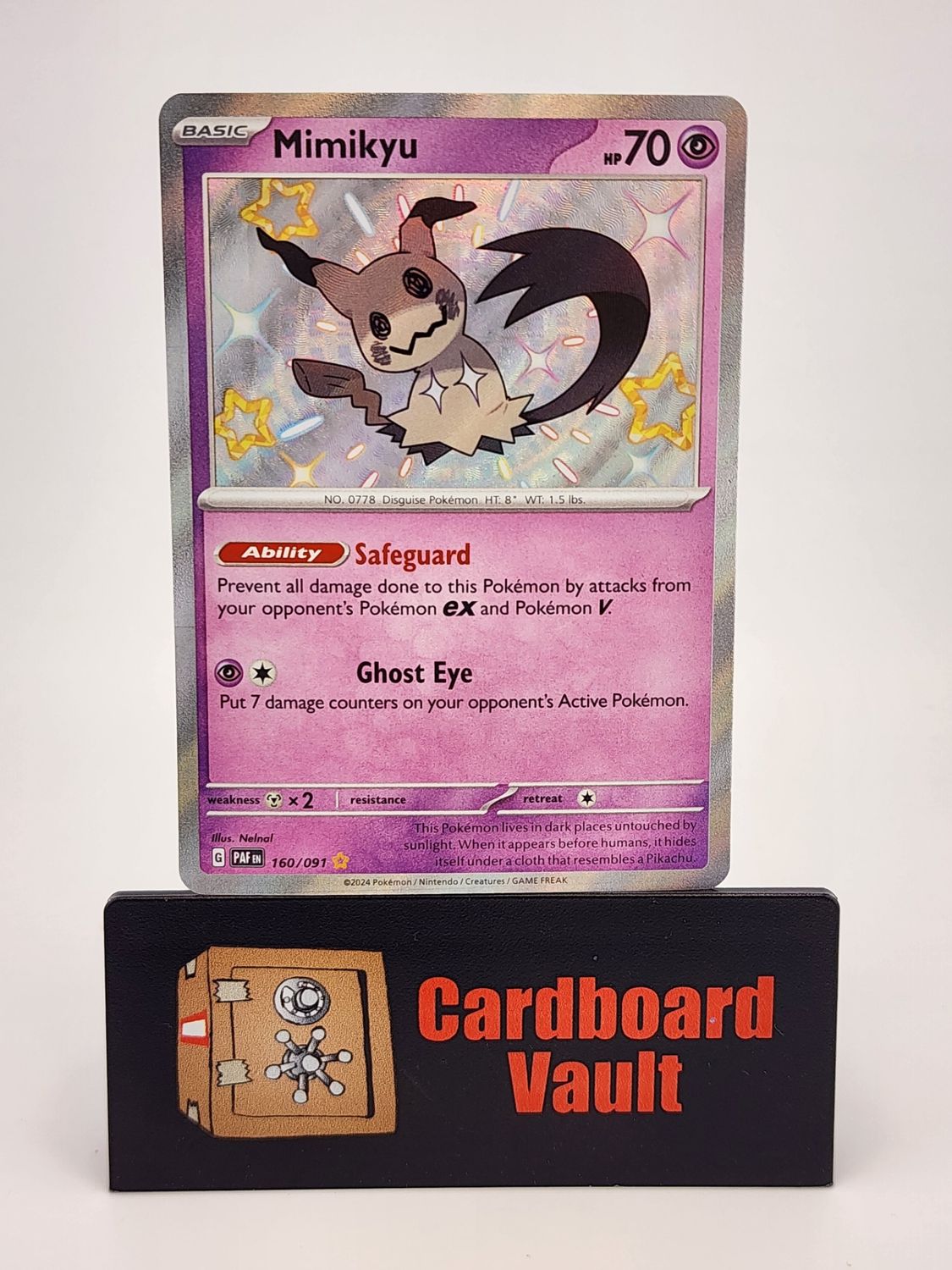 2024 Pokémon Mimikyu Holo 160/091