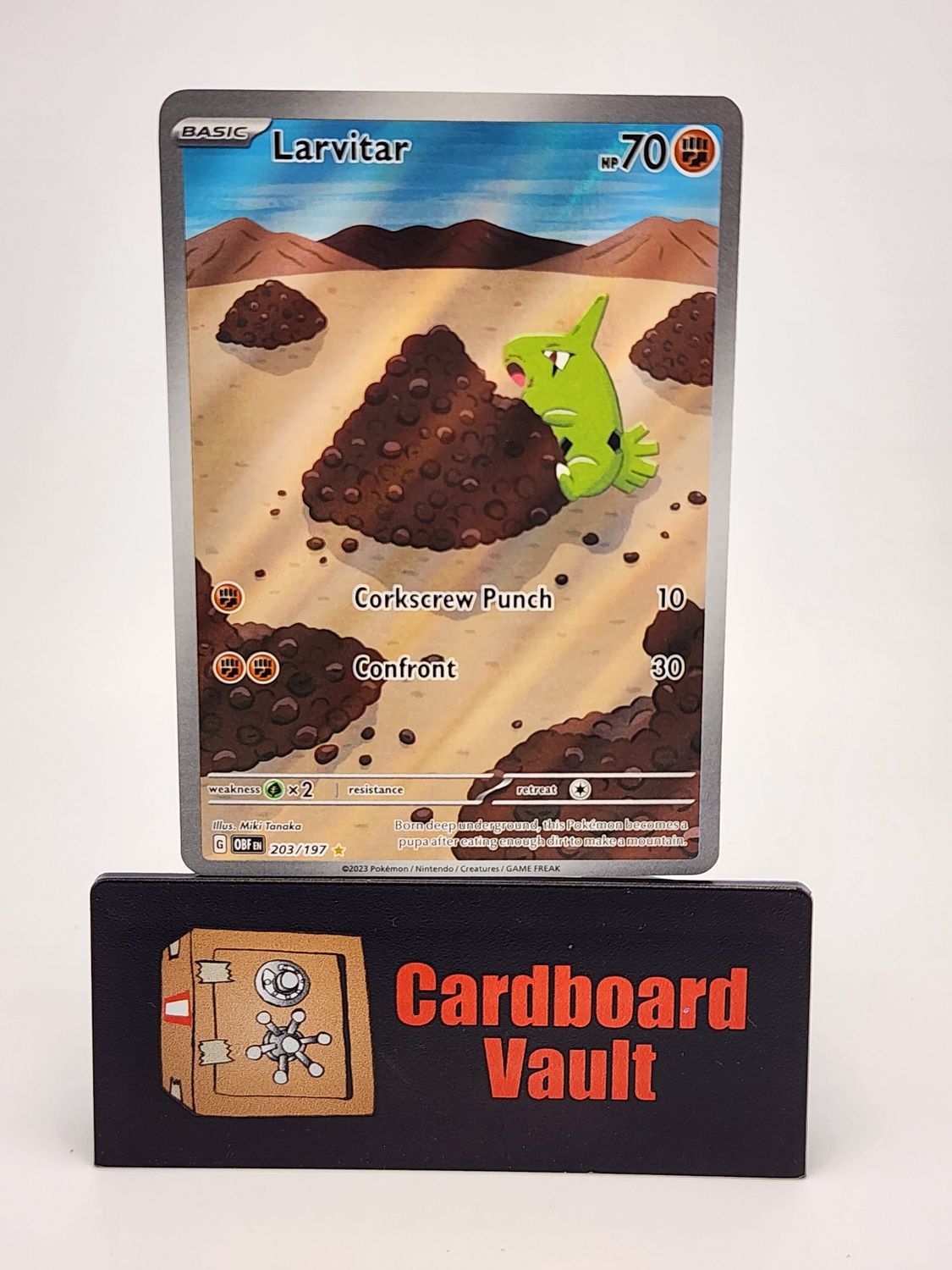 2023 Pokémon Larvitar Full Art 203/197