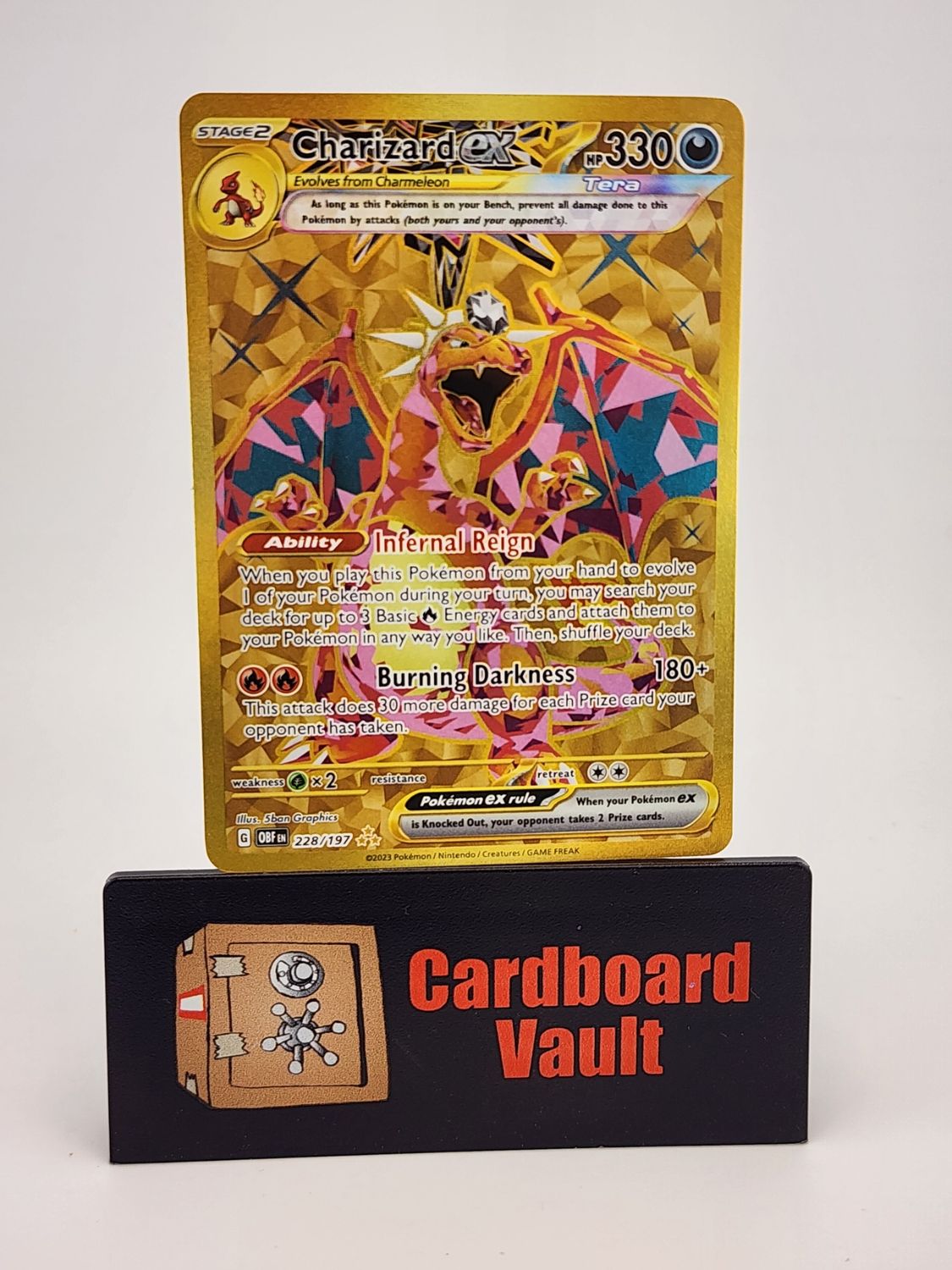 2023 Pokémon Charizard ex 228/197