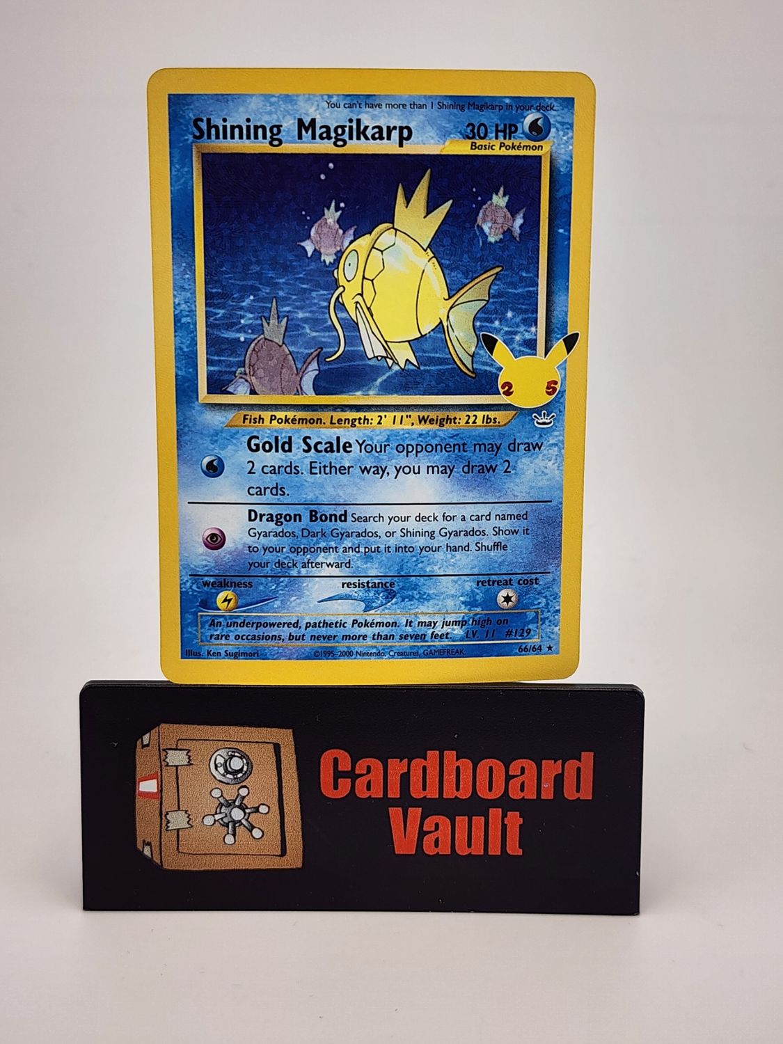 2021 Pokémon Celebrations Shining Magikarp Holo 66/64