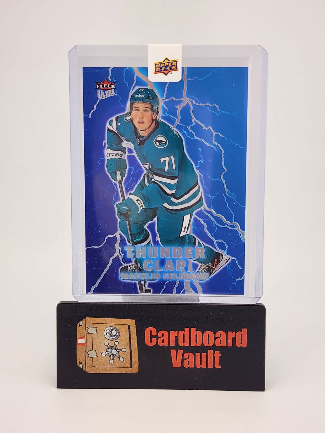 2025 Upper Deck Macklin Celebrini Thunder Clap
