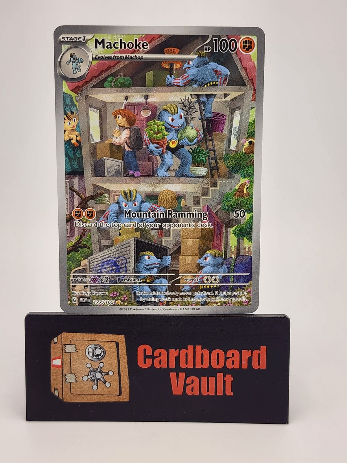 2023 Pokémon Machoke Full Art 177/165