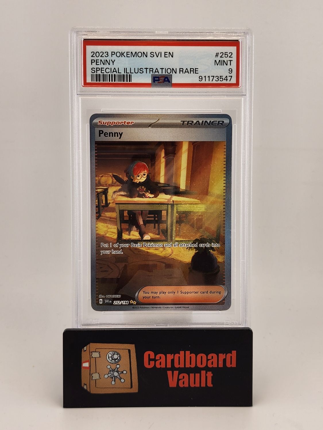 2023 Pokémon Penny  Special Illustration Rare 252/198 PSA 9 91173547