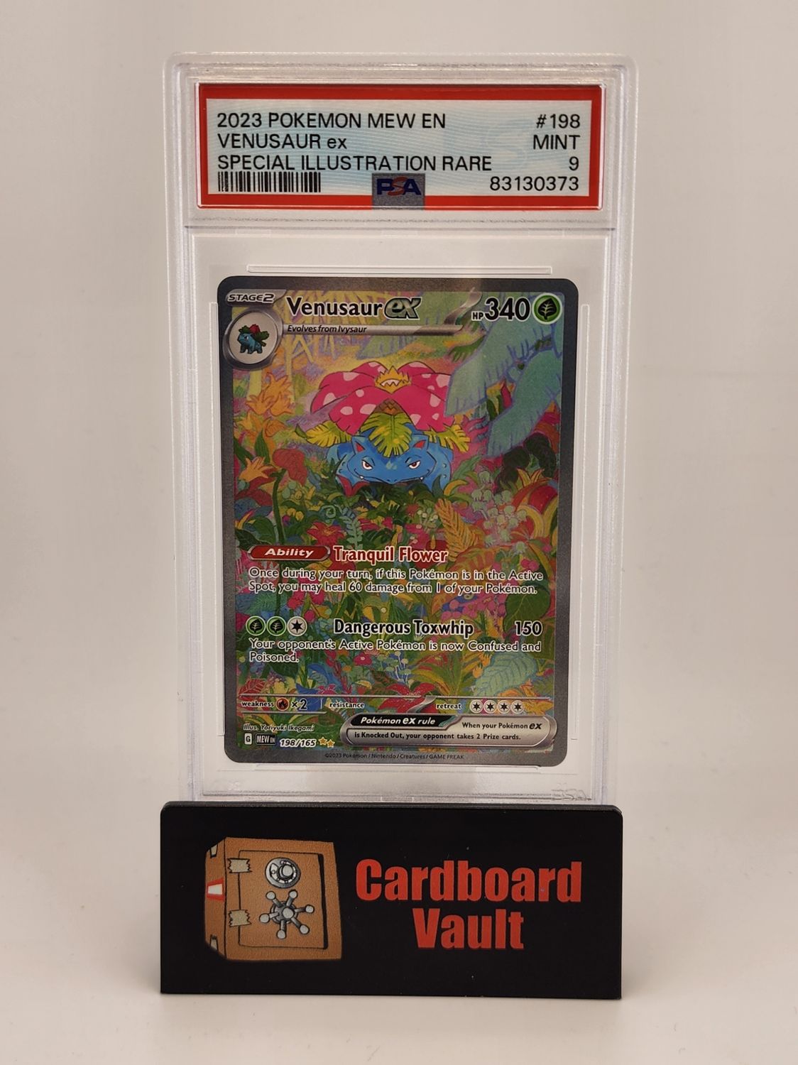2023 Pokémon Venusaur ex Special Illustration Rare 198/165 PSA 9 83130373