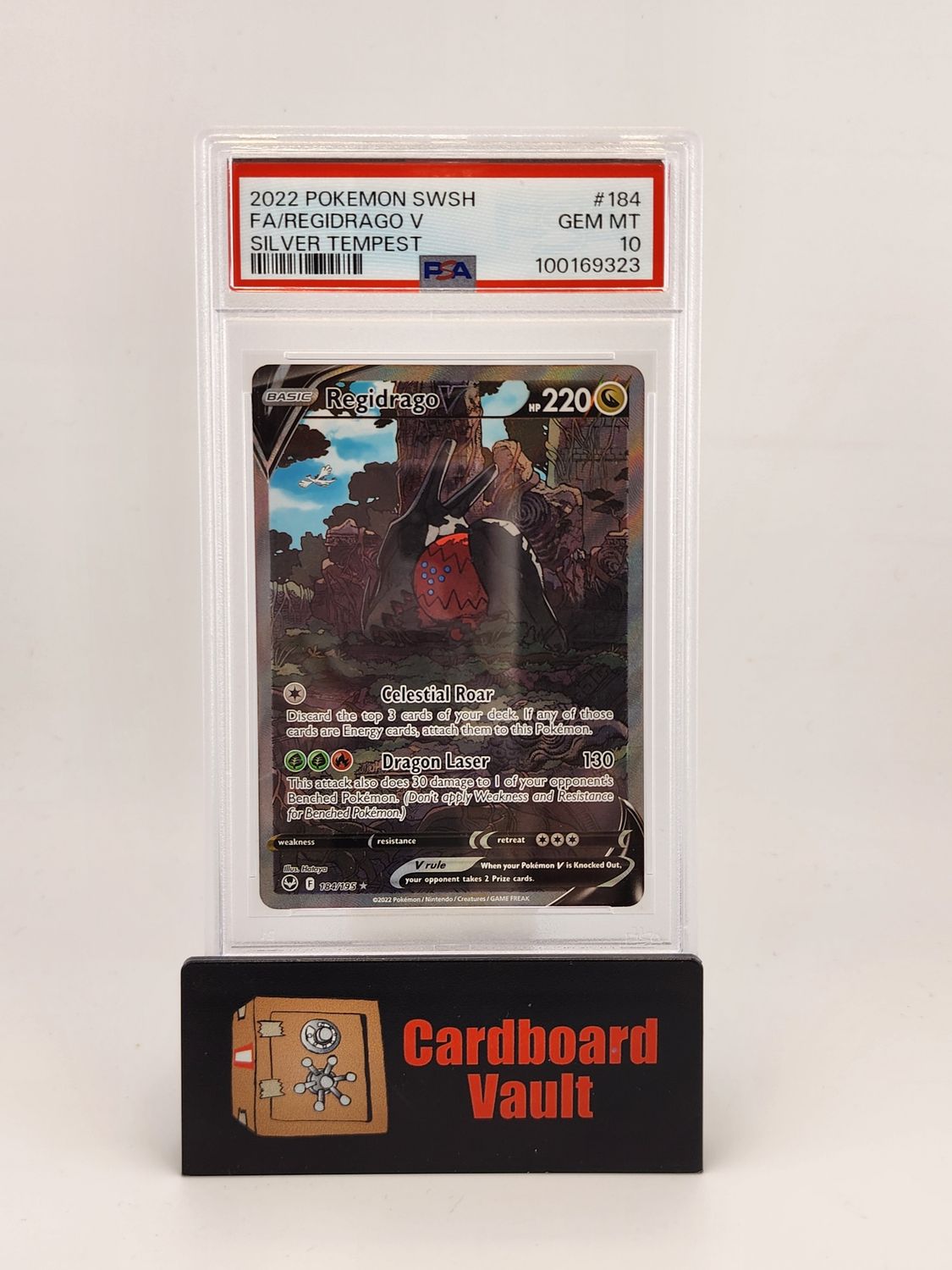 2022 Pokémon Regidrago V Full Art 184/195  PSA 10 100169323