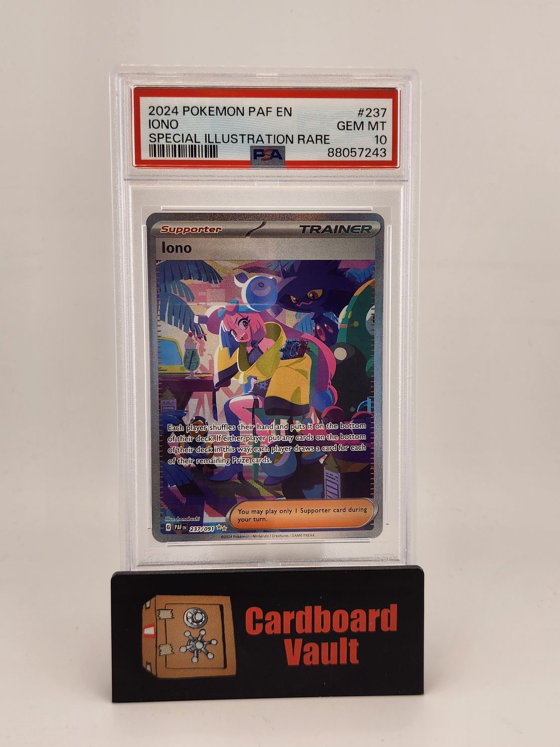 2023 Pokémon IONO Special Illustration Rare 237/091 PSA 10 88057243