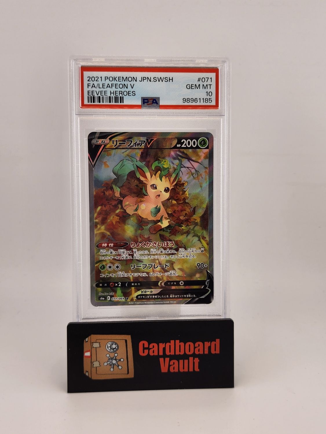 2021 Pokémon Leafeon V 071/069 PSA 10 98961185