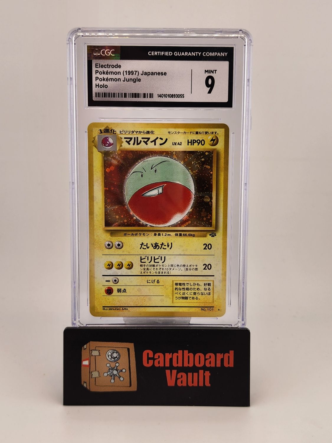 1997 Pokémon Electrode Holo CGC 9 1401010893055
