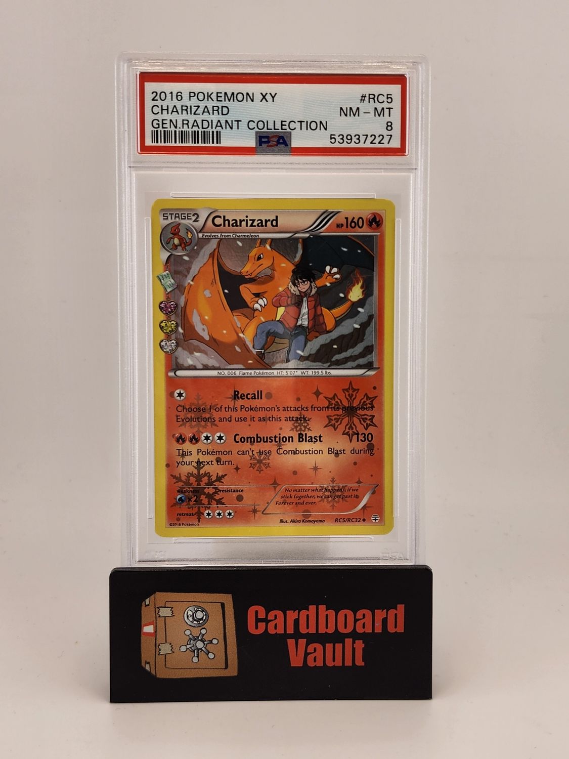 2016 Pokémon Charizard #RC5 PSA 8 53937227