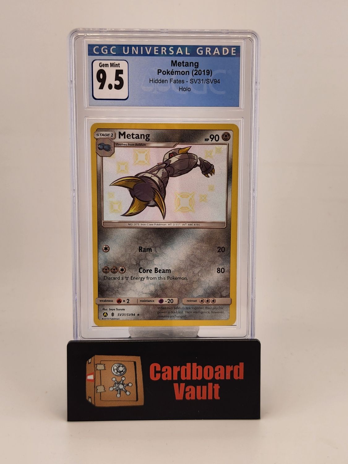 2019 Pokémon Metang Holo SV31/SV94 CGC 9.5 3734608136