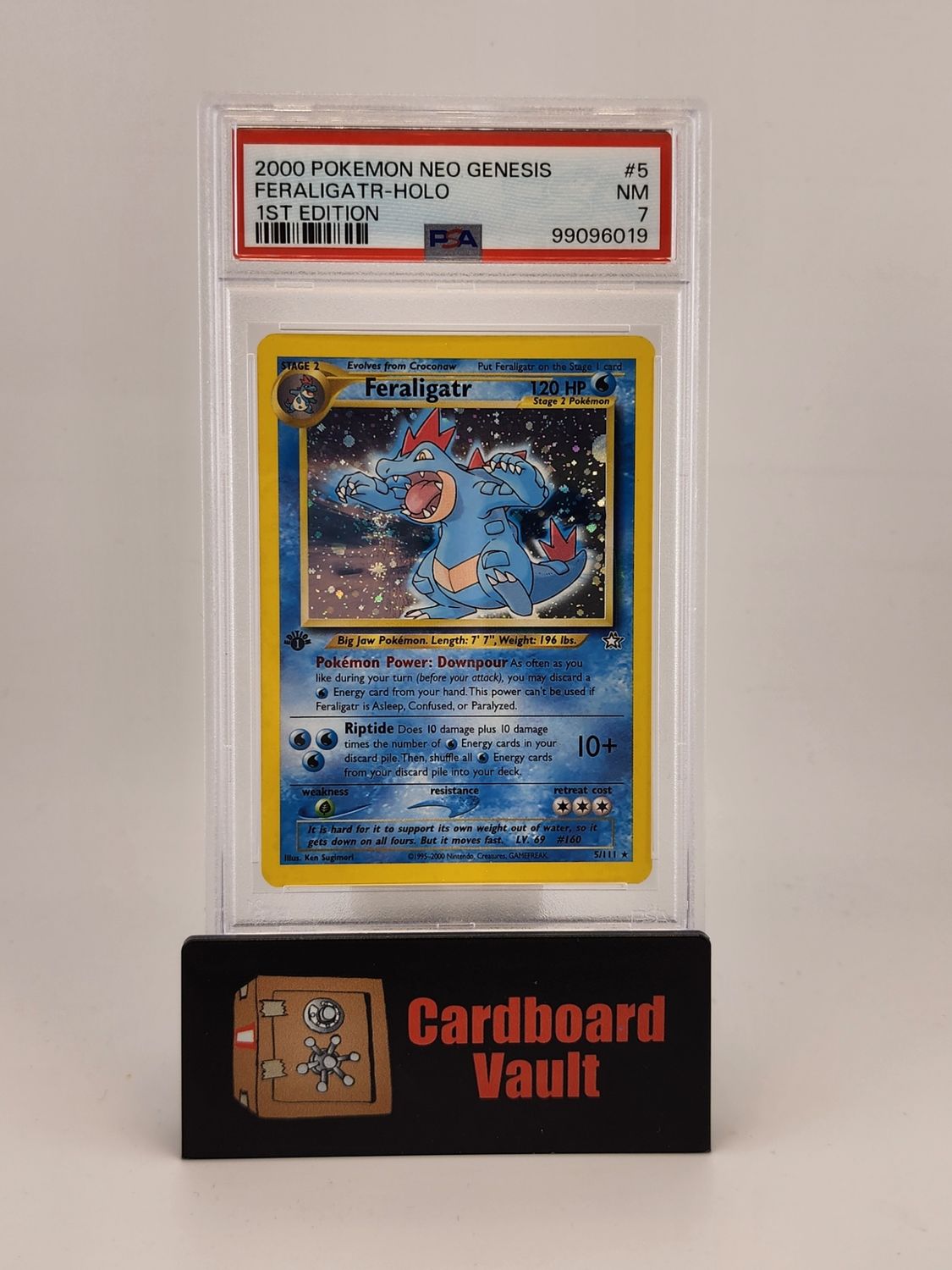 2000 Pokémon Feraligatr Holo 1st Edition 5/111 PSA 7 99096019