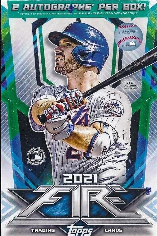 2021 Topps Fire Baseball Hobby Box