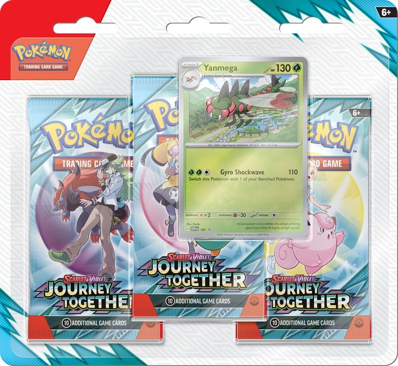 Pokémon Journey Together 3-Pack Blister