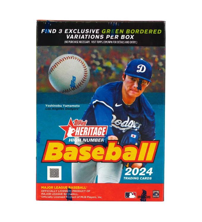 2024 Topps Heritage High Number Baseball Value Blaster Box