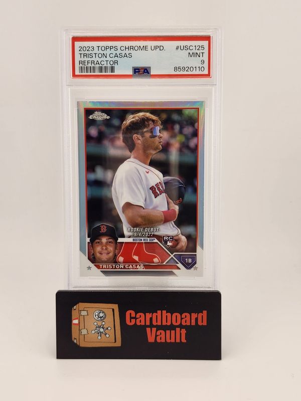 2023 Topps Chrome Update Triston Casas Refractor #USC125 PSA 9 85920110