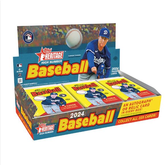 2024 Topps Heritage High Number Baseball Hobby Box