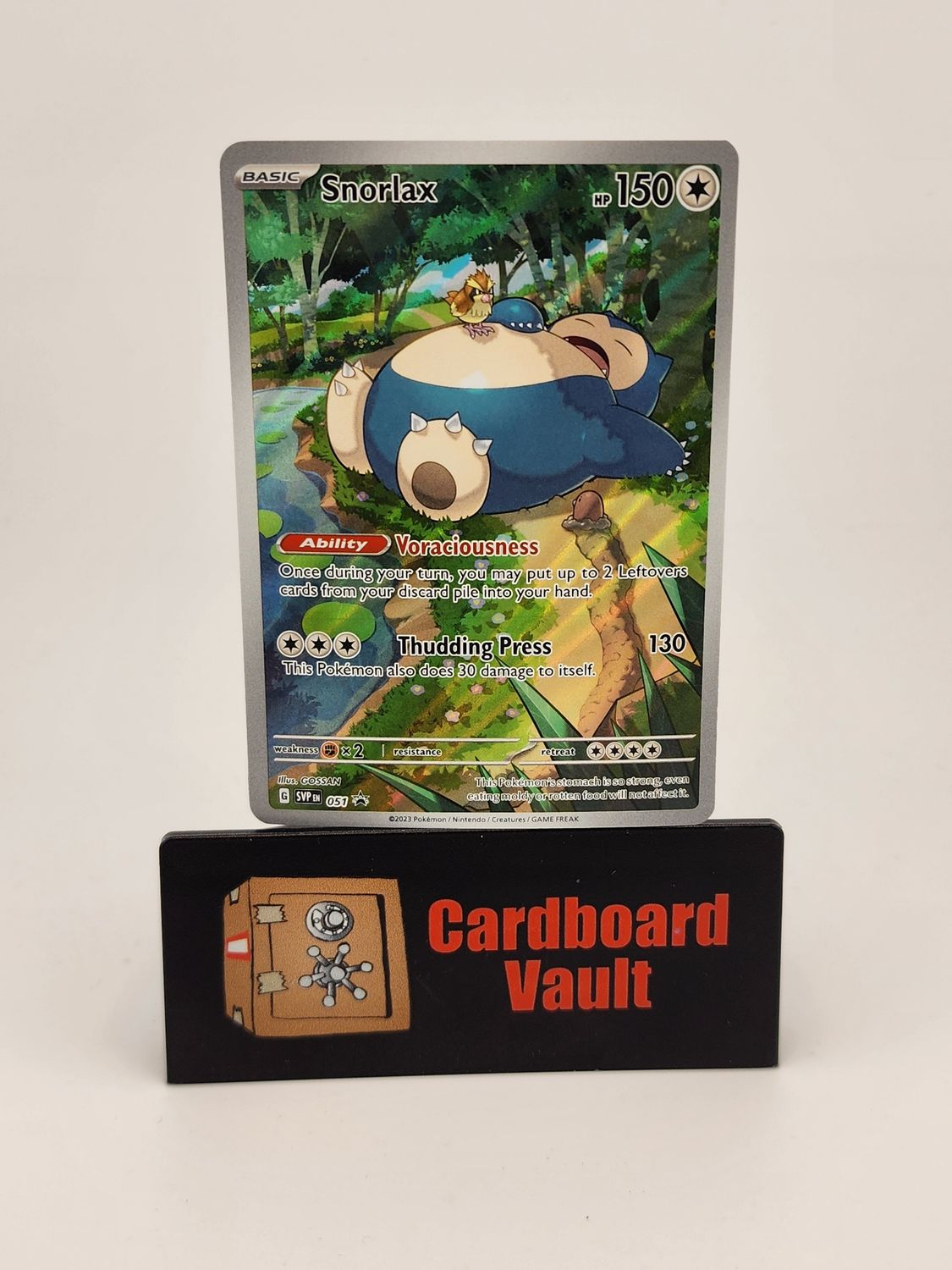 2023 Pokémon Snorlax 051 Black Star Promo