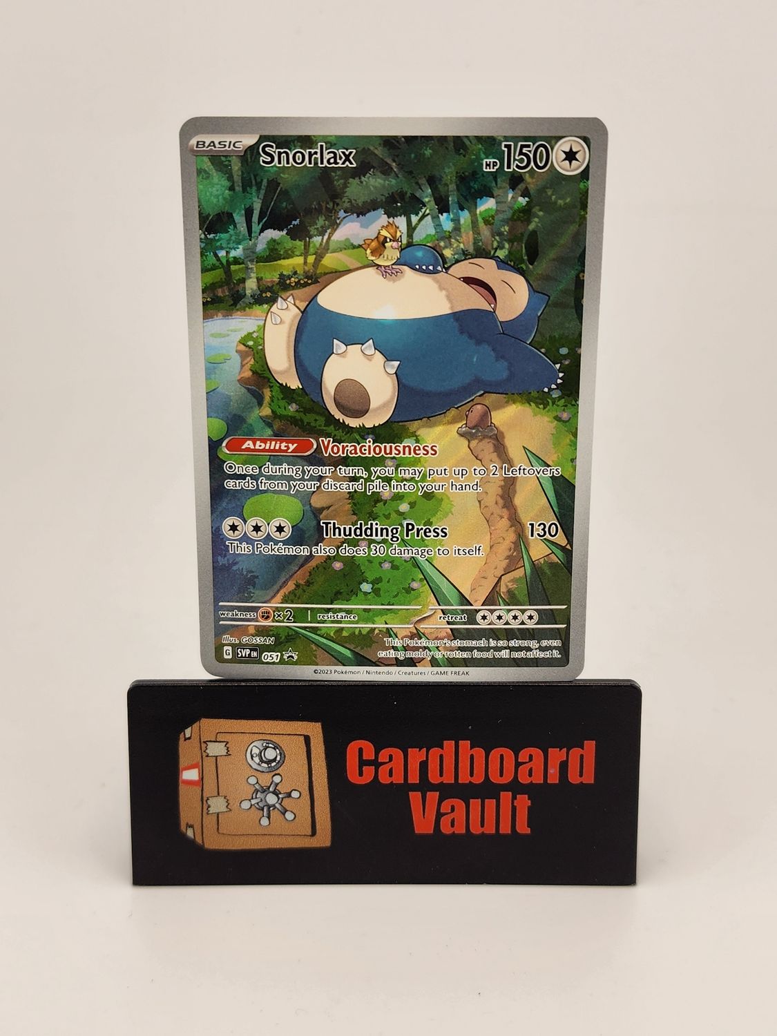 2023 Pokémon Snorlax 051 Black Star Promo