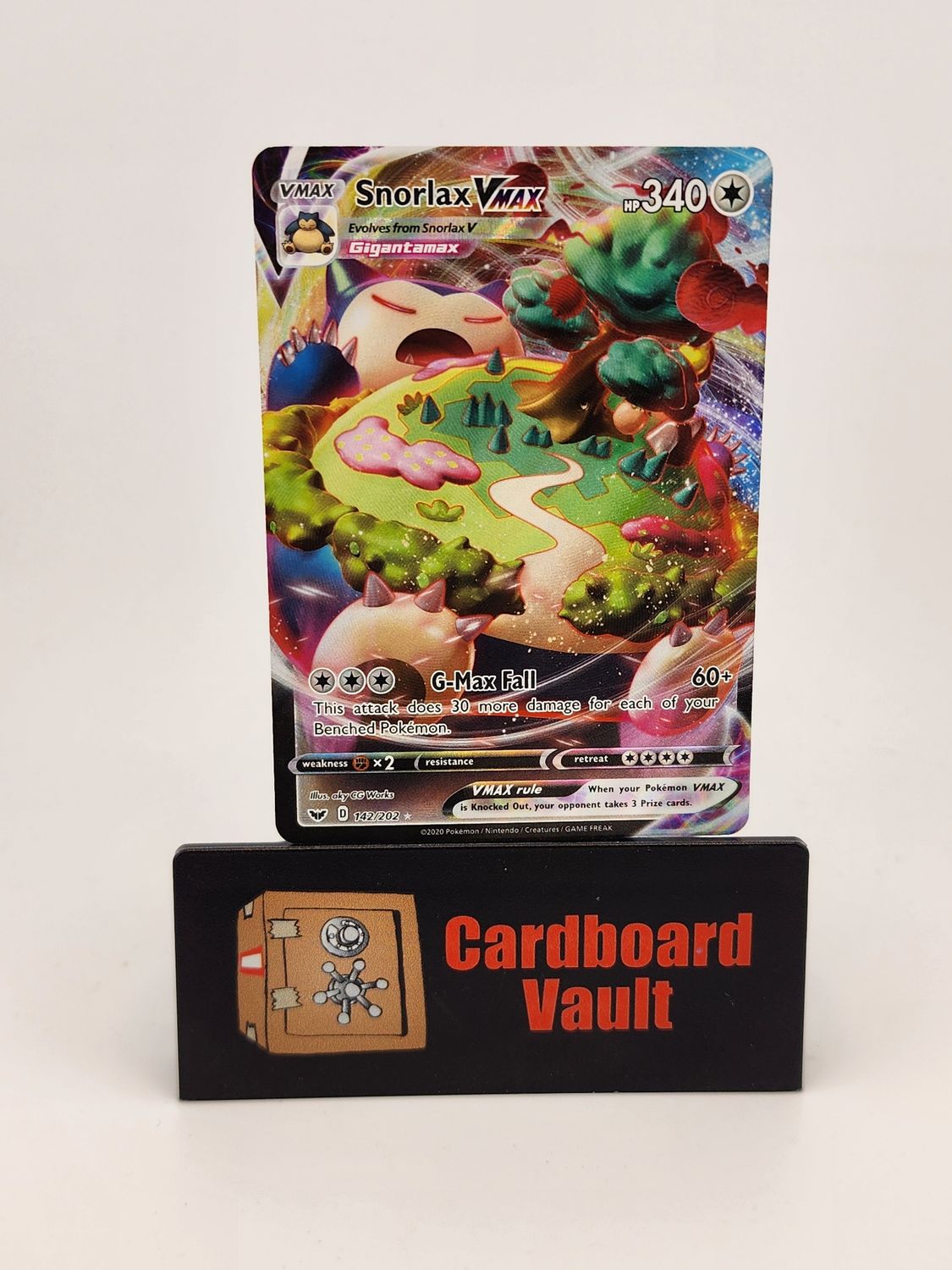 2020 Pokémon Snorlax VMAX 142/202 Full Art