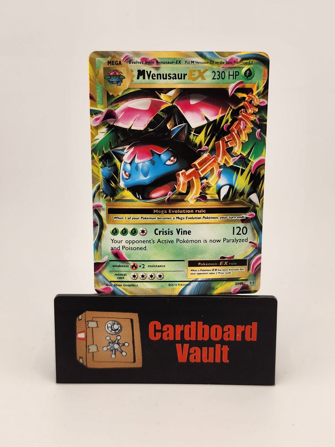 2016 Pokémon M Venusaur EX 2/108  Full Art