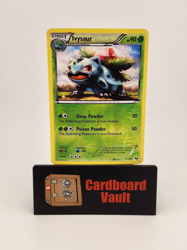 2012 Pokémon Ivysaur Reverse Foil 2/108